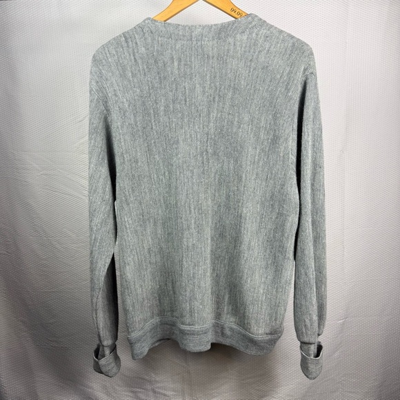 Vintage IZOD Gray Men's Sweater size Large - Picture 6 of 6